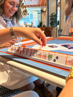 Tuiles de Mahjong Auburn FOSTER University Auburn Tiger Fan, 160 pièces, en acrylique double couche, gravées et peintes à la main