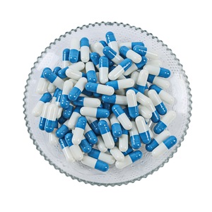 高品質の青と白の空の硬ゼラチンカプセルシェル空の薬カプセルサイズ0 1 2 3 - Product Image 2