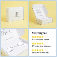 Boîte Cadeau d'Expédition Luxe en Carton Ondulé Imprimé Personnalisé pour T-shirts – Emballage Noir Vêtements T-shirts Vente en Gros