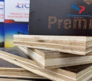 Diseño moderno Durable Álamo Construcción Pisos Madera contrachapada Empaquetado personalizado Precio bajo Producto de madera de Vietnam con cara de película - Product Image 4