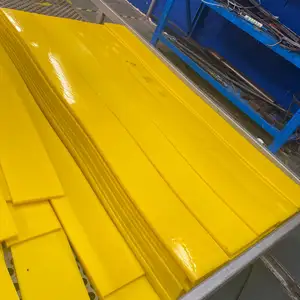 Durable Flexible Transparent Polyurethane PU Sheet 60A-95A Shore Cast Plastic Rubber Molded Size Cutting Service Available