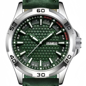 Reloj de Cuarzo para Hombre, Estilo Ejecutivo, Correa de Cuero Clásica, Reloj de Alta Gama y Moda - Product Image 5