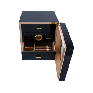 Luxury custom packaging manufacturer color luster empty cedar cigar cabinet wholesale