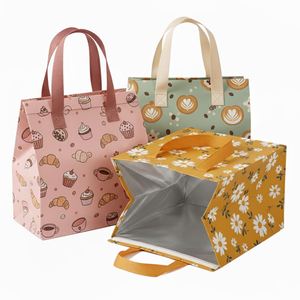 Sac isotherme personnalisé avec logo, non tissé, isolé, pour la livraison de gâteaux, de pizzas, d'épicerie, de nourriture - Product Image 6