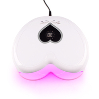 Lampe à ongles LED en forme de coeur haute puissance 96W Manucure rapide et efficace avec tout le séchage du vernis à gel pour hommes