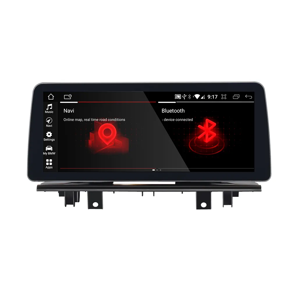 Accessoires de voiture, écran de navigation 12.3 pouces, radio multimédia, audio stéréo, Android 11, 8 cœurs, X1 f48, pour BMW
