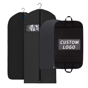 Borsa Portatile Pieghevole Personalizzabile con Logo per Abiti da Sposa, Copriabito Lungo in Tessuto Non Tessuto, Custodia per Vestiti da Sposa per la Conservazione degli Abiti - Product Image 4