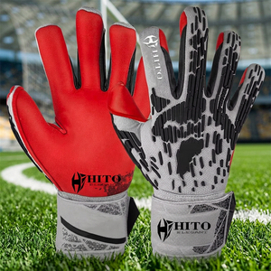 Guantes de Portero de Fútbol Profesional, Palma Delantera de Látex Giga de 4 mm, Dorso de Goma Inyectada, Protección para el Pulgar, Diseño Personalizado con Rodillo Negativo - Product Image 6