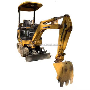 รถขุดไฮดรอลิกขนาดเล็ก Komatsu PC18MR 2 ตัน มือสอง แบบตีนตะขาบ บุ้งกี๋ 0.13 ลูกบาศก์เมตร กำลัง 11.2 กิโลวัตต์ รุ่นปี 2022 ขายจากจีน - Product Image 1