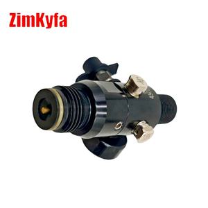 Regulador de Tanque de CO2 ZimaKyfa 4500psi/800psi con Rosca de Entrada 5/8-18UNF, Aleación de Aluminio Negra para Tanque, 1 Año de Garantía - Product Image 3