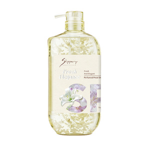 Label privé personnalisé, fleur de <span class=keywords><strong>jasmin</strong></span> à base de plantes, véritable pétale, nourrissant, acide aminé, blanchissant, hydratant, parfum de bulles parfumé - Product Image 1
