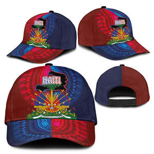 Cappellino da Baseball <span class=keywords><strong>di</strong></span> Alta Qualità con Bandiera Haitiana e Mappa Stampata in 3D, Versioni per Uomo e Donna in Stile Casual - Product Image 2
