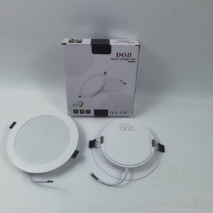 12W Slim Round LED Light Modern Design IP20 Indoor Recessed Mounted PC Housing <b>Downlight</b> - Product Image 1