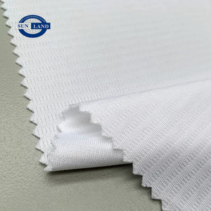 Tissu en maille piqué à rayures en polyester 100% pour polo Gulf Wear Sports <span class=keywords><strong>de</strong></span> plein air Tennis Training - Product Image 2