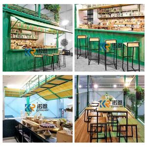 Cafetería de Contenedores de Envío de Lujo, Bar de Vinos, Quiosco de Helados al Aire Libre, Restaurante de Contenedores, Cafetería, Bar - Product Image 6