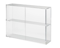 Cube de rangement en acrylique transparent transparent personnalisé, boîte carrée