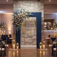 Support de toile de fond en aluminium pour mariage, fête, cérémonie et décoration de célébration