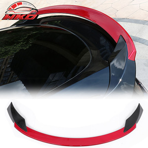 Convient pour Tesla Model Y 2020-2025, aileron de coffre de style sport, noir brillant et rouge - Product Image 1