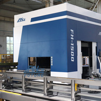 FIN Chargement automatique CNC Machine coupe forage biseauté H faisceau Laser ligne de production dans un équipement avec tête pivotante ACU