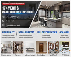 Modern Designs Minimalistic Style Complete Custom Kitchen Cabinet Kitchen Furniture Wood Veneer Kitchen Cupboard with Island - Product Image 6