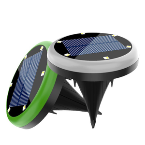 Outdoor Solar Wall Light Waterproof <strong>Garden</strong> <strong>Ground-mounted</strong> <strong>Lamp</strong> Round Petal Deck Fence <strong>Lamp</strong> Glowing <strong>Garden</strong> Landscape <strong>Lamp</strong> - Product Image 6