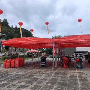 Grande tente pliable push-pull, abri tente de salon extérieur mobile robuste - Product Image 6