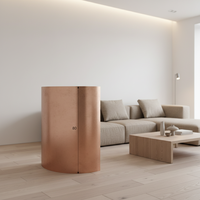 Pied de table à manger moderne réglable en hauteur, en contreplaqué d'eucalyptus avec cadre en bois, pied de bureau contemporain, cadre de panneau de meuble