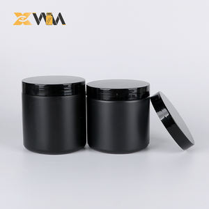 Bouteille en plastique noir à large ouverture personnalisée Bouteille <span class=keywords><strong>de</strong></span> crème solide <span class=keywords><strong>de</strong></span> 100ml Pot scellé <span class=keywords><strong>de</strong></span> crème en poudre <span class=keywords><strong>de</strong></span> 50g <span class=keywords><strong>de</strong></span> <span class=keywords><strong>cire</strong></span> pour cheveux - Product Image 3