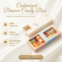 Boîtes cadeaux en papier recyclable en gros, boîtes d'emballage alimentaire personnalisées avec laminage mat pour bonbons, chocolats et cadeaux