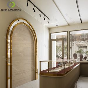 Comptoir de bijouterie simple et personnalisé, design de haute qualité, comptoir d'exposition en verre pour la présentation de bijoux - Product Image 4