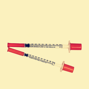 Jeringas <span class=keywords><strong>de</strong></span> <span class=keywords><strong>Insulina</strong></span> <span class=keywords><strong>de</strong></span> 1 ml, Calibre 31, 8 mm, Uso Veterinario, con Aguja Indolora, Estériles y Seguras, <span class=keywords><strong>100</strong></span> Unidades - Product Image 2