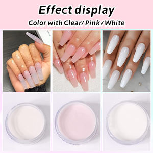 Poudre acrylique transparente non toxique de <span class=keywords><strong>marque</strong></span> TCOWO, qualité supérieure 3 en 1, séchage rapide, longue tenue, pour la décoration des <span class=keywords><strong>ongles</strong></span>. - Product Image 5