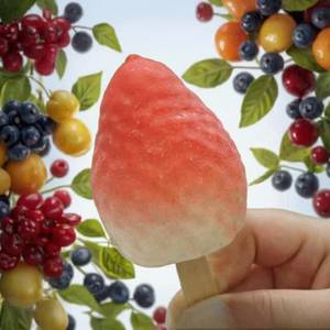 Helado de Frutas HALAL Liklak con Sabor a Mango, Aguacate, Fresa, Uva y Melocotón, Alimentos Exóticos, Helado de Chocolate en Forma de Fruta - Product Image 2