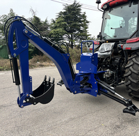 GREENWOOD CE Approved LW-8 Traktor 3 Point Hitch Backhoe PTO Hydraulic Drive Backhoe Attachment untuk Dealer