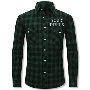 2023 Wholesale <b>Flannel</b> <b>Shirts</b> for Men High Quality <b>Oversize</b> <b>Flannel</b> <b>Shirts</b> Plaid <b>Flannel</b> <b>Shirts</b> for Men - Product Image 2