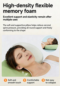 Almohada Moderna <span class=keywords><strong>de</strong></span> Espuma Viscoelástica Bio-Based con Cero Presión, <span class=keywords><strong>de</strong></span> Fábrica, con Rebote Lento y Enfoque en Soporte Cervical - Product Image 5