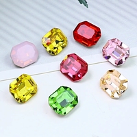 Rectangle en forme de K9 fantaisie pierre luxe qualité verre strass en gros perles de pierre de cristal en vrac pour bijoux accessoires de bricolage