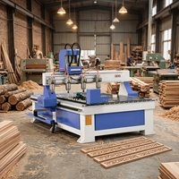 Machine de gravure CNC à 3 axes et 4 têtes 1325 pour le travail du bois à vendre