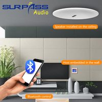 Système audio intelligent pour la maison avec écran tactile PW425F+CF620*8, amplificateur mural de 25 watts, combo d'enceintes de plafond de 6,5 pouces
