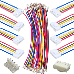 Molex JST XH แจ็กเก็ตพีวีซีขนาด2.5มม. ปลอกทองแดงสายไฟ2-4พินสำหรับ VH2.5อิเล็กทรอนิกส์ - Product Image 1