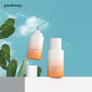 Botella plana de PE de 30ml/50g con boquilla puntiaguda a presión - para protector solar, prebase, crema de manos y loción - envase cosmético recargable - Product Image 6