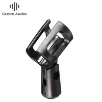 Suporte de braçadeira para microfone, suporte de plástico preto para microfone/sem fio, acessórios para microfone, GAZ-MH06