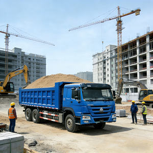 משאית הובו, משאית עפר, איכות אמינה, עלות תחזוקה נמוכה, משאית עפר עם מנוף 10 טון, מתוצרת סין - Product Image 1