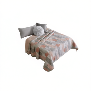 Novo Milan Piumino Ultra Leggero 235x240 Cm Reversibile con Design Moderno Stampato per Tutte le Stagioni - Product Image 1