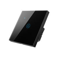 Version européenne 20A Interrupteur intelligent tactile OLED ignifuge avec contrôle par application électrique, résolution 320x240, interrupteur intelligent Tuya pour la maison intelligente