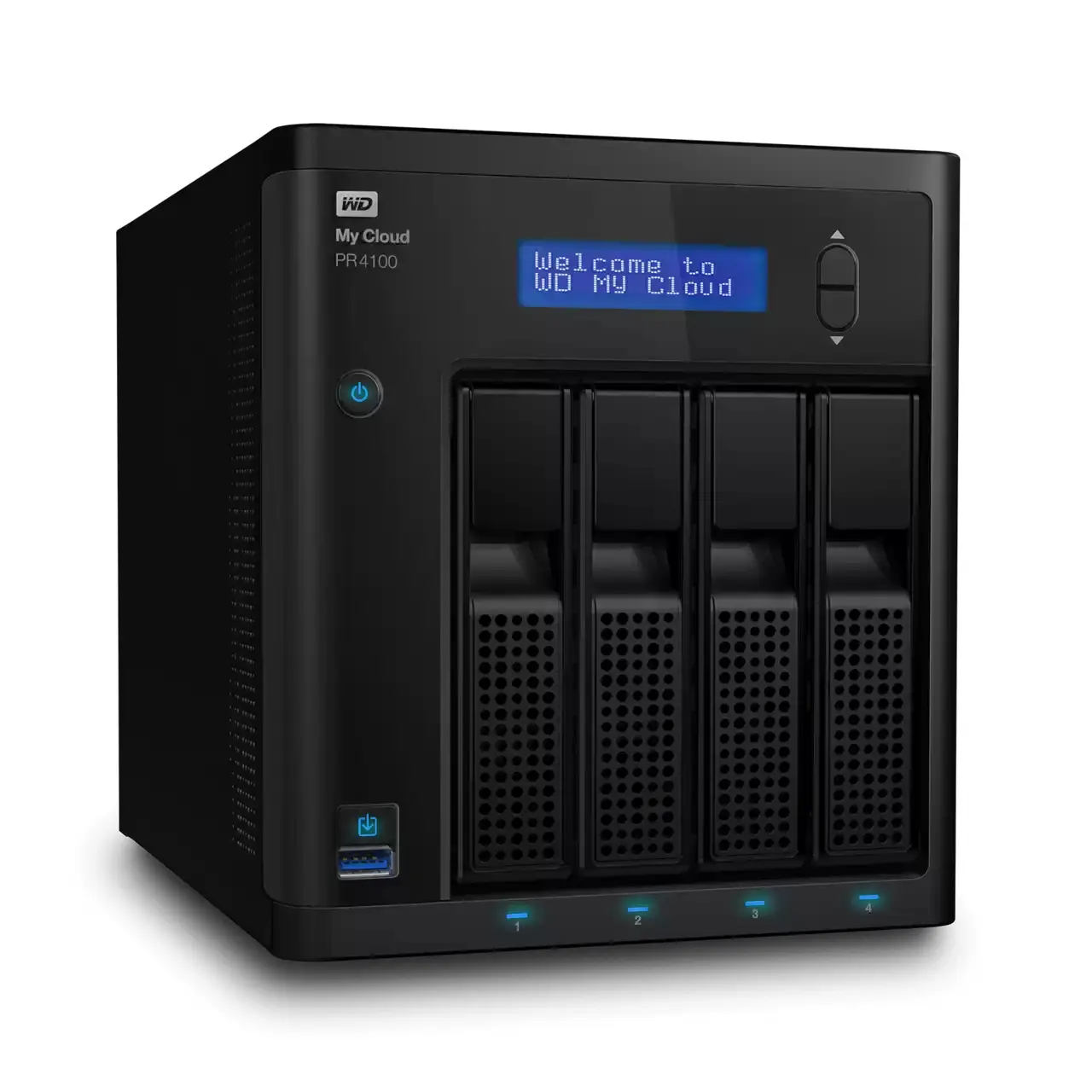 8 12 16 24 32 40 48 56 64 72 80 88 TB WD 4GB 16GB My Cloud Pro Series PR4100 Network Attached Storage NAS WDBNFA0320KBK-NESN