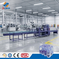 Machine d'emballage sous film rétractable multifonctionnelle de type linéaire pour eau pure automatique avec écran tactile