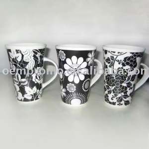 Tasse à café en céramique multicolore promotionnelle - Product Image 3