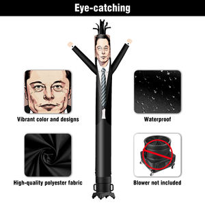 FSFLAG Factory Direct Design personnalisé gonflable Air Dancer Wave Man Logo pour <span class=keywords><strong>Elon</strong></span> <span class=keywords><strong>Musk</strong></span> Accessoire d'affichage promotionnel (Polyester) - Product Image 3