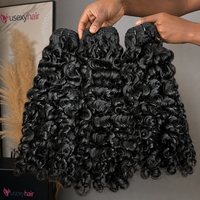 Offre Spéciale – Lot de Cheveux Humains Bouclés Birmans Double Drawn Grade 12A, Extensions de Cheveux Vierges Brésiliens Bouclés Birmans à Cuticules Alignées